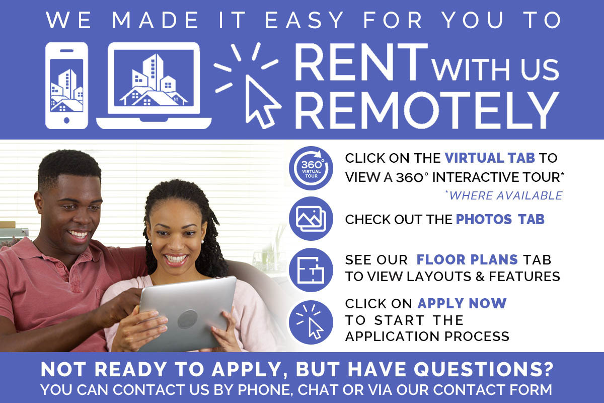 Rent with us Remotely