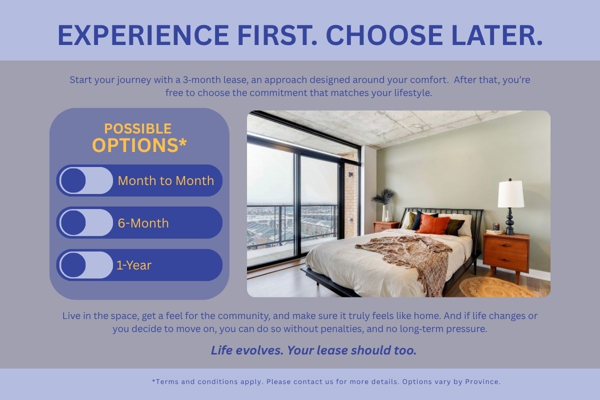 Short Term Leases Available